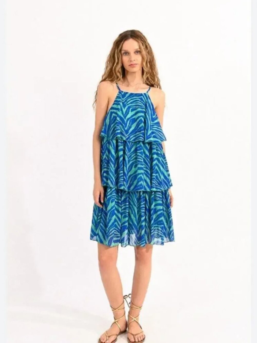 Lili Sidonio Molly Bracken Ruffled Dress Size L
